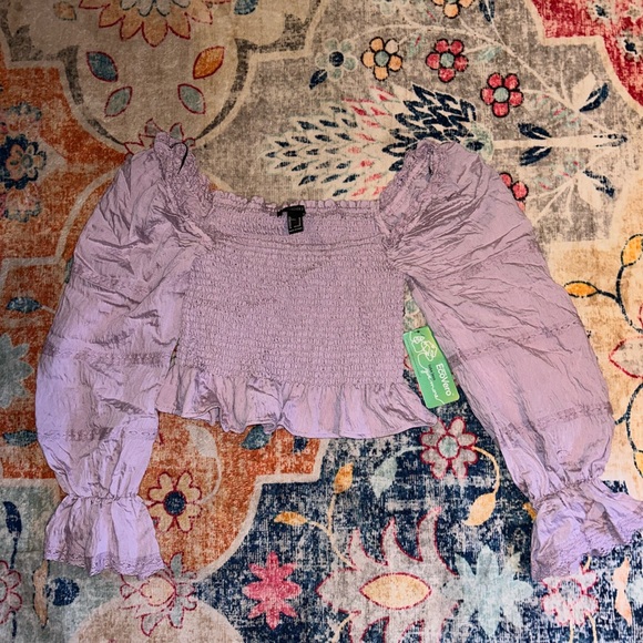 Forever 21 Lavender Top - Picture 2 of 5